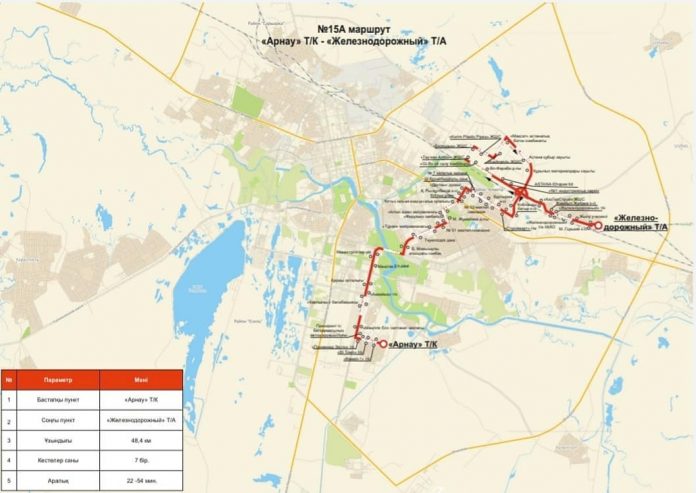 Схема движения маршрута 26 набережные челны