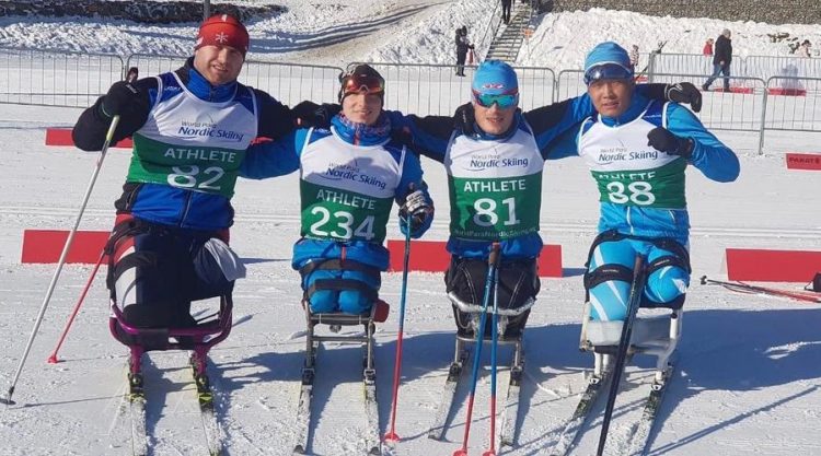 Паралимпийцы Казахстана принимают участие в Кубке мира по пара лыжным гонкам и по пара биатлону