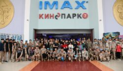 Марафон добрых дел: в Астане организовали показ казахстанского фильма